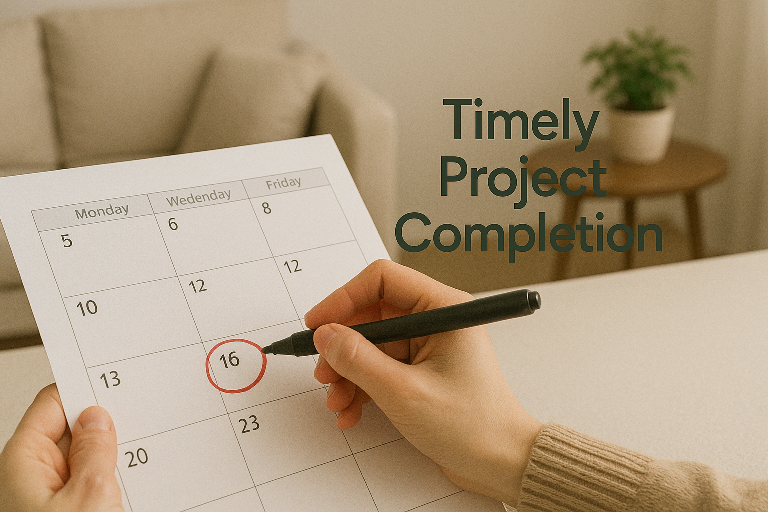 Timely Project Completion